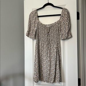 Faithfull the brand floral mini dress xs